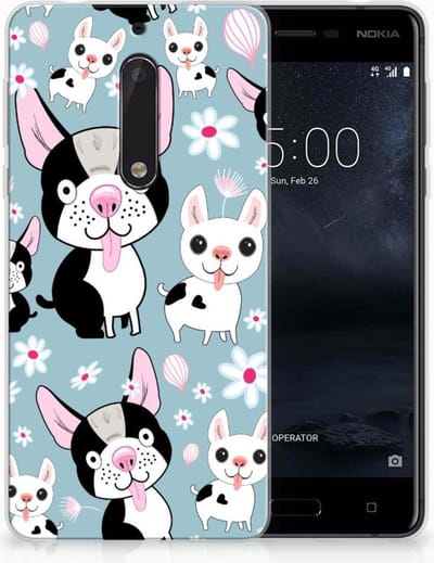 Nokia 5 TPU Hoesje Hondjes