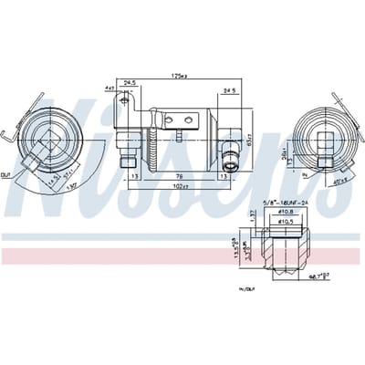 Droger, airconditioningsysteem NISSENS 95109
