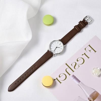 Leren Horlogeband voor Heren en Dames met Snelle Ontgrendeling, Beschikbaar in Diverse Breedtes van 12mm tot 22mm