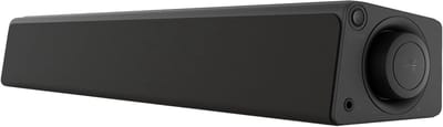 Compacte Soundbar - Onder-monitor speaker - Audio verbeteren - USB en Bluetooth - 24W piekvermogen - Zwart