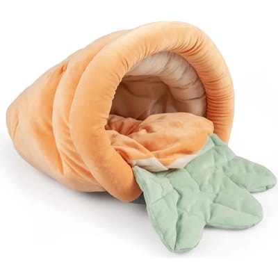 Duvo+ Carrot Slaapzak Pluche - Slaapplaats - 40x25x25 cm