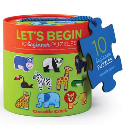 Crocodile Creek laten we beginnen puzzel Jungle - 2 stukjes.