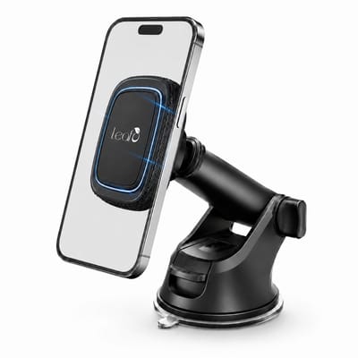 LeafU Telefoonhouder Auto - Zuignap voor Raam/Dashboard - GSM Houder Auto - Autohouder - Telefoonhouder Auto - Mobiel Houder Auto - Telefoon Houder - Phone Holder Car