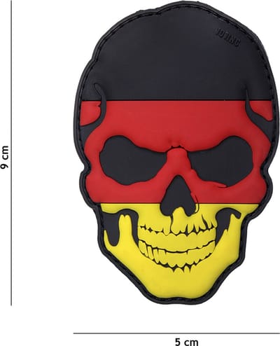 101 Inc Embleem 3D Pvc Skull Duitsland  16006