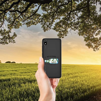 Back Cover voor Xiaomi Redmi 7A Telefoonhoesje met Naam Boho Bottle
