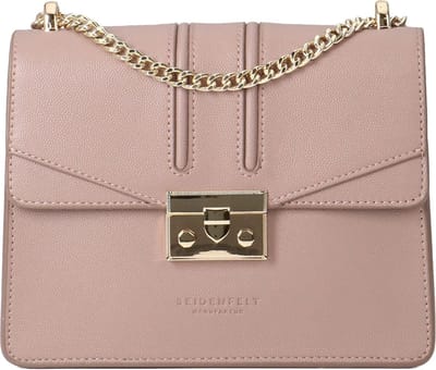 SEIDENFELT MANUFAKTUR Avondtas Schoudertas Roros Big Dark Blush / Gold Oud roze
