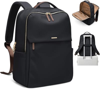 Dames Rugzak voor Laptop 15,6 inch Waterafstotend met Diefstalbeveiliging voor Werk en Reizen