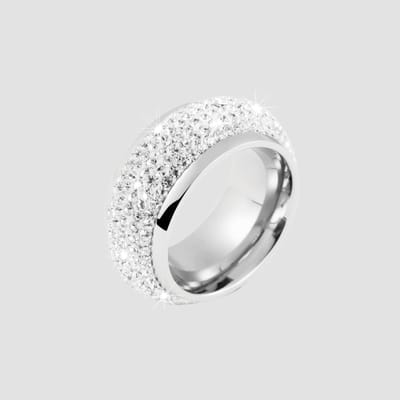 AKZENT Akzent Dames Ring Clodia, zilverkleurig, duurzaam