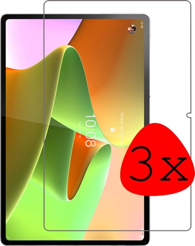 Screenprotector - 3 Stuks Geschikt voor Lenovo Tab P12 Pro - Extra Sterk - Beschermglas - Gehard Glas - Tempered Glass - Screen Protector