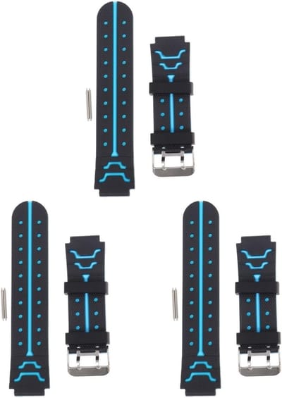3-delige Siliconen Vervangende Horlogeband voor Kinderen - Comfortabele en Duurzame Horlogeband met Elegante Afwerking