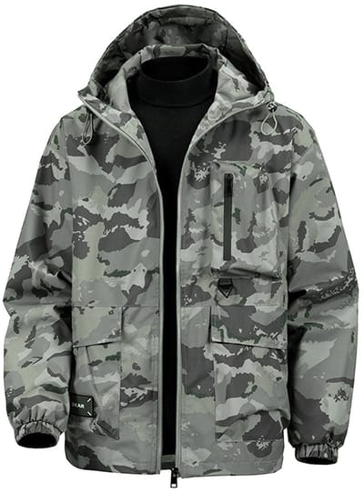 YOUTHUP Heren Jack - Camouflage en Waterafstotend jas - M