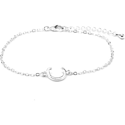 Luxenter Armband met zilveren afwerking - Alphabet