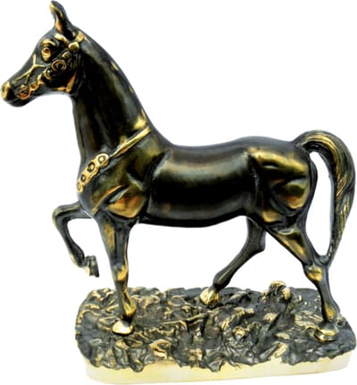 Figuurtje, paardenbeeld, koperen paardenbeeldje