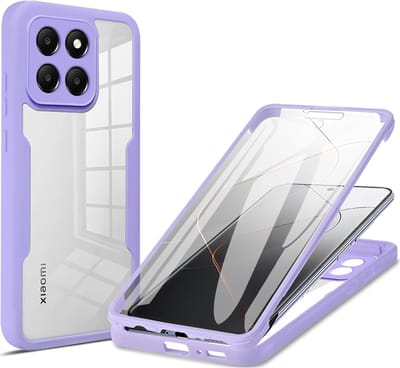 Hoesje geschikt voor Xiaomi 14 - Techsuit ColorVerse 360 Case met Screenprotector - Paars