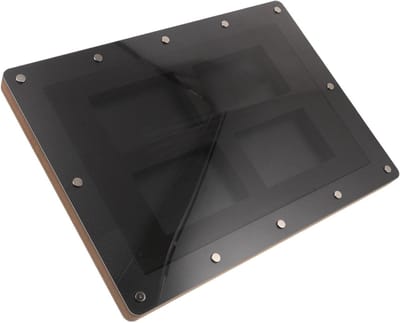 Kaartendisplay Frame - Verzamelkaartenhouder - Kaarten Tentoonstellen - Opening aan de voorkant - 385 x 28 x 23 cm - Zwart