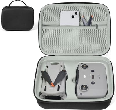 Kleine draagtas voor DJI Mini 3 Pro reizen - waterdichte drone case - EVA opbergtas - DJI Mini 3 Pro Drone - DJI RC - DJI RC N1 - afstandsbediening - accessoires