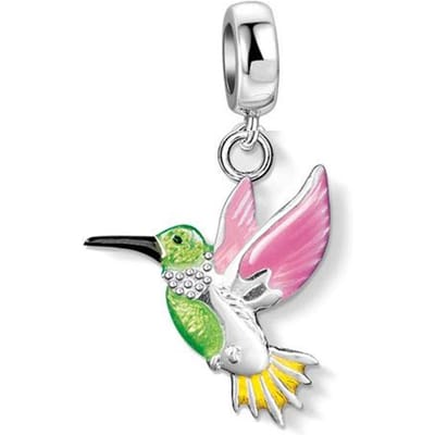 Gloednieuwe Europese Bedel Component Kolibrie Zwaluw IJsvogel Hanger Bedel Component, Ideaal Ontworpen Voor Authentiek Origineel Armband Hoge white