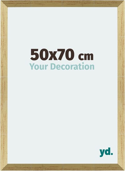 Your Decoration - Fotolijst 50x70 cm - MDF - Goud Glans - Mura