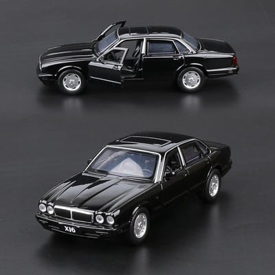 1:36 Jaguar Xj6 Lichtmetalen Auto Model Diecast Metaal Klassieke Voertuigen Auto Model Hoge Simulatie Pull Back Collectie Kinder Speelgoed Cadeau