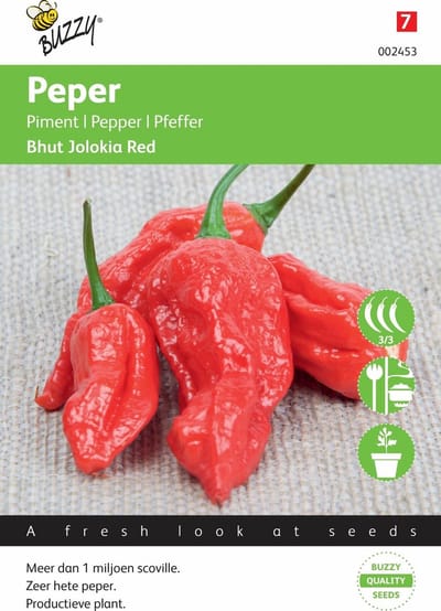 Buzzy - Peper Bhut Jolokia Red