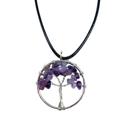 Levensboom hanger - Amethist