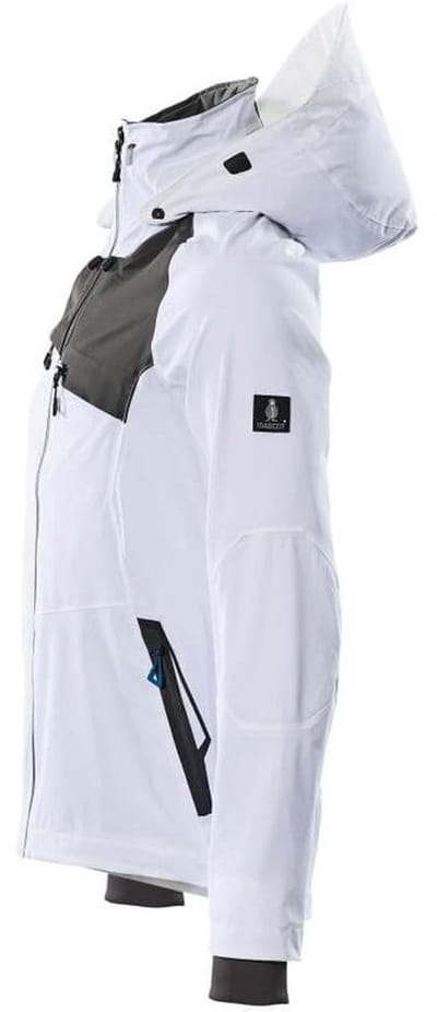 Mascot Advanced Shell jas 17001-411 - wit/donkerantraciet - L