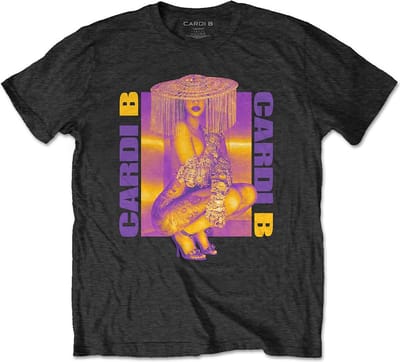 Cardi B - Squat Heren T-shirt - M - Zwart