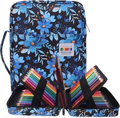 DnA® Tekenset - Tekendoos - Tekenkoffer - Tekenset Volwassenen - Tekendoos Voor Kinderen - Orchidee - 30cm x 23cm x 8cm