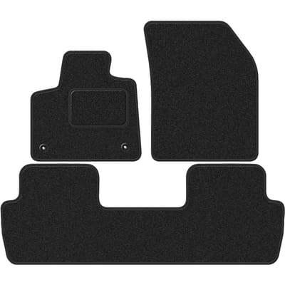 Wielganizator WLG-CARLUX-ANTHRA Serie - Antraciet Auto Matten - Peugeot 5008 II GT - 2017-2020 - Vloermat
