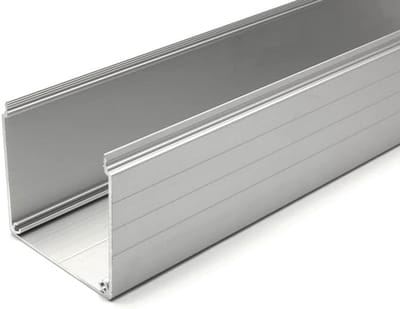 Kabelgoot Aluminium - Kabelkanaal Profiel - Kabelmanagement Thuis - Profiel 80x80 - 520 mm - Aluminium