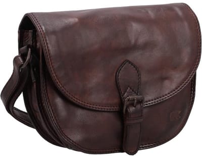 Bear Design Gigi Crossbodytas Kleine Dames - Leer - Bruin
