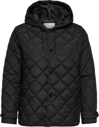 ONLY CARMAKOMA - CARJULIET QUILTED HOOD JACKET OTW Dames Jas
