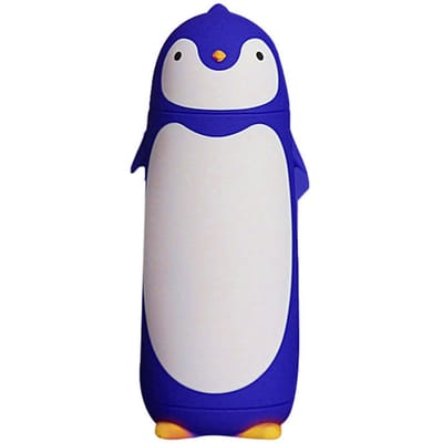 Waterfles Pinguïn Design Warmte-isolatie 300ml Draagbare Waterbeker voor Buiten Blauw blauw