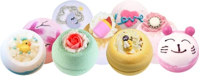 Sajovi Badbruisballen Cadeauset Compleet - Sajovi Bruisbal Honey Bee Mine - Sajovi Bruisbal Classic Beauty - Sajovi Bruisbal All You Need Is Love