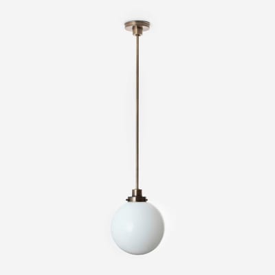 Hanglamp Bol Ø 25 20's Brons - Art Deco Trade