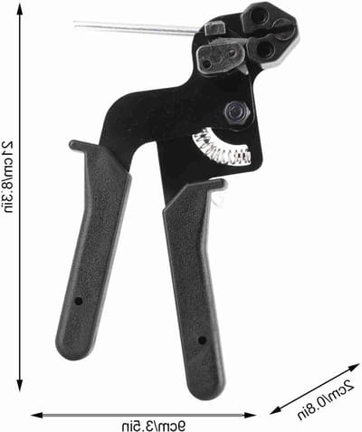 Kabelbindertang - Binder gereedschap - Roestvrijstaal binden - Instelbare spanning - Tot 12 mm - Roestvrij staal