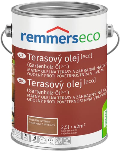 Remmers - Terrasolie ECO 2,5 l, grafietgrijs