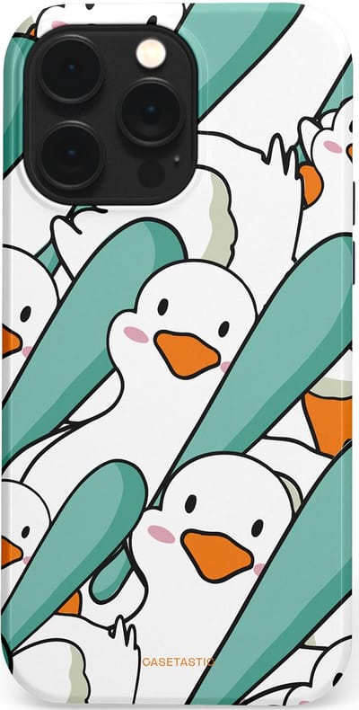 Casetastic Hoesje Geschikt voor Apple iPhone 14 Pro Max Magsafe - Stijlvolle Beschermende Duo-layer Case - Ganssterk