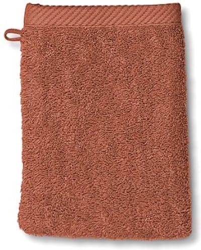 Washand, 15 x 21 cm, Katoen, Terrabruin - Kela | Ladessa