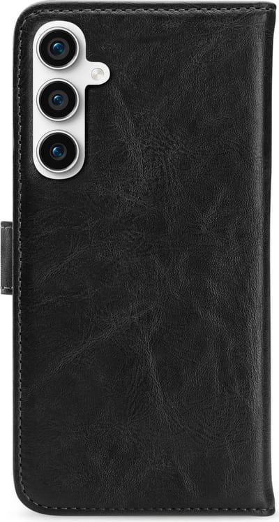 My Style Telefoonhoesje geschikt voor Samsung Galaxy S23 FE Hoesje | My Style Flex Wallet Bookcase Portemonnee | Pasjeshouder voor 3 Pasjes | Telefoonhoesje voor Pinpas / OV Kaart / Rijbewijs - Zwart