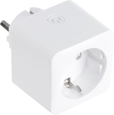 Q-Link adapterstekker - randaarde - WIFI meter - 16A - wit