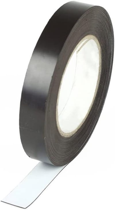 Magneetband - Flexibele magneetstrip - Labels aanbrengen - Beschrijfbaar en wisbaar - 10 meter rol - Oranje