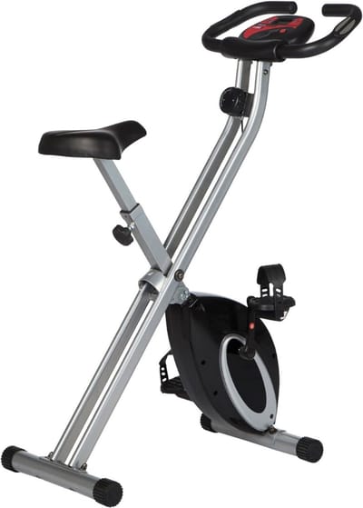 SVN® Hometrainer Fiets - Hometrainers Fitness - Hometrainer - Zilver- 87cm x 44cm x 118cm ; 15.5 kg