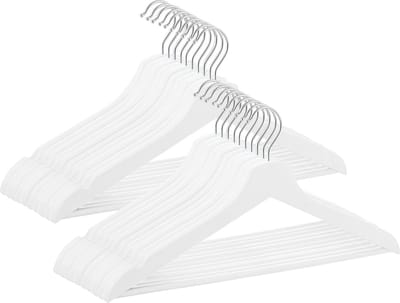 Springos Kledinghangers | Kledinghanger | 20 Stuks | Wit