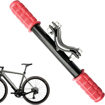 Fiets Achterzitje Handvat - Armsteun Fiets - Veilig Kinder Vervoer - Aanpasbaar Montagesysteem - 25-32 mm - Zwart