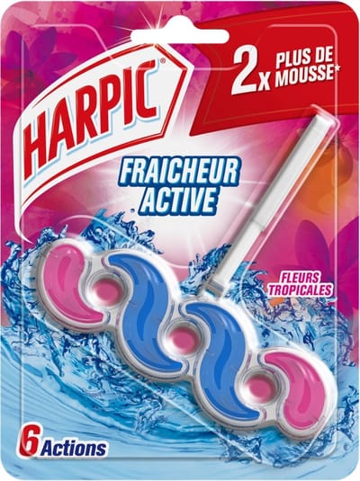 Harpic - Toitletblok - Tropische Bloemen - 250 Spoelbeurten