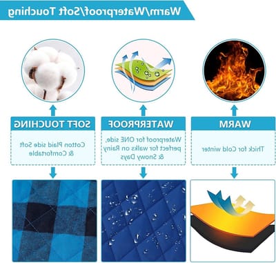 Warm en Waterdicht Winterjack voor Teckels - Hoogsluitend, Winddicht en Met Touwtjes - Ideaal voor Miniatuur Teckels