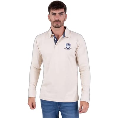 Polo met lange mouwen Camberabero