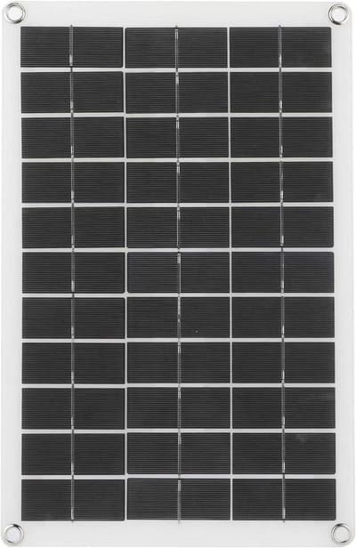 Draagbaar Zonnepaneel - Zonnecel Module - Energie Opwekken - Hoge Efficiëntie - 100W - Zwart