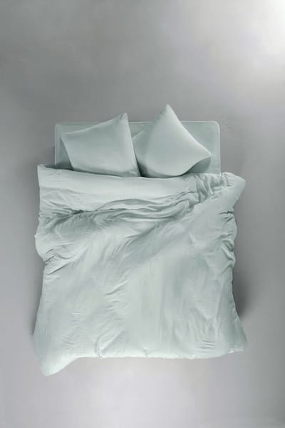 Casilin - Strijkvrij Dekbedovertrek Tencel Satijn - 240x220 - Inclusief 2 Bijhorende Kussenslopen - 2 Persoons - 100% TENCEL™ Lyocel - Water Green
